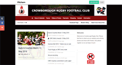 Desktop Screenshot of crowboroughrugby.com