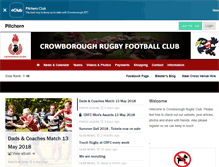 Tablet Screenshot of crowboroughrugby.com